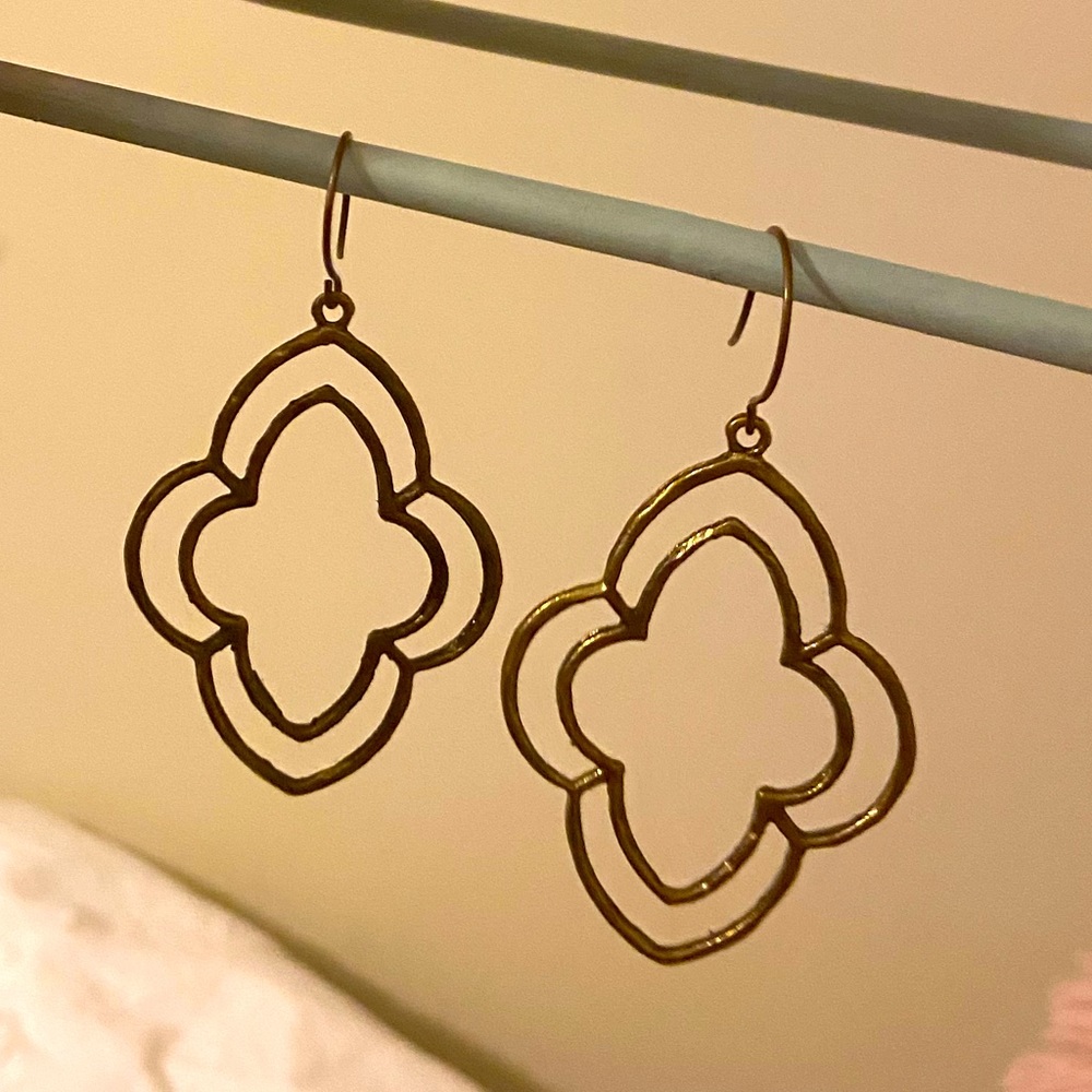 Double Moorish Dangle Earrings
